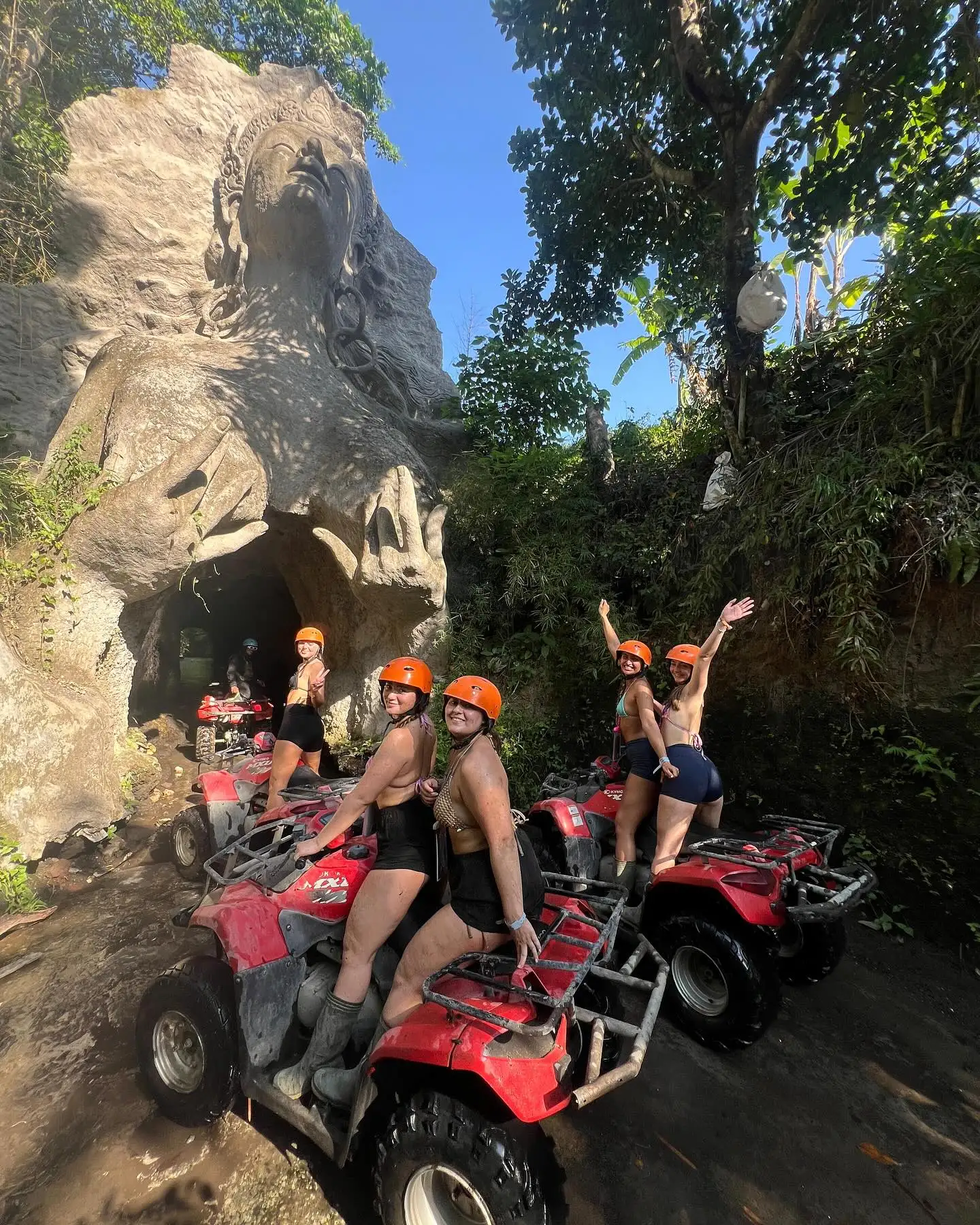 Epic Ubud ATV Ride Through Legong Cave with Infinity Pool Experience