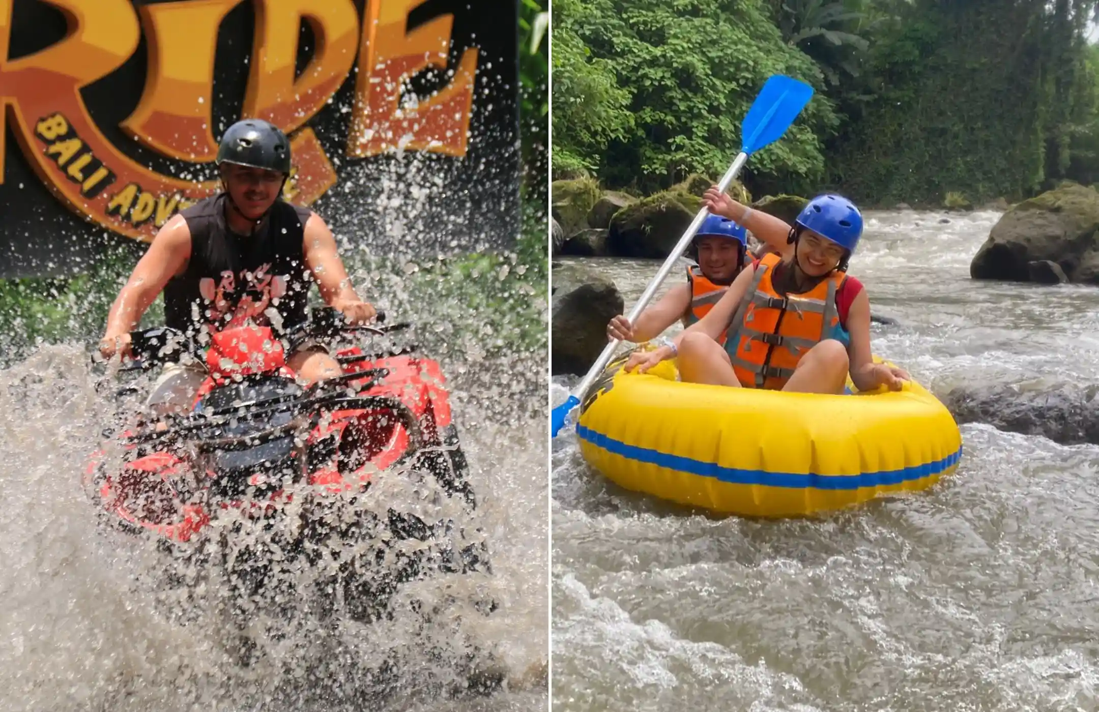 Ubud ATV and River Tubing Combo
