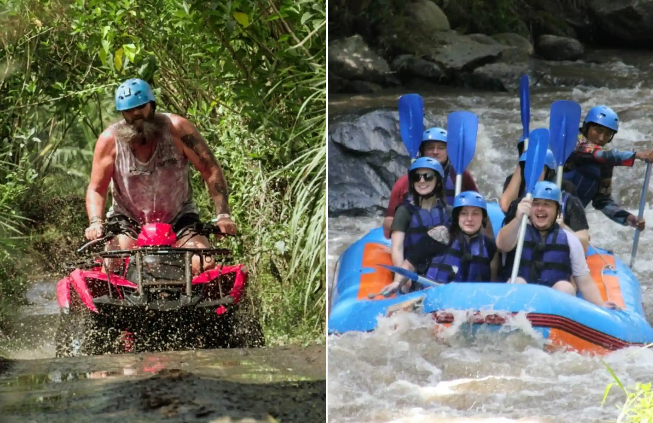 Ubud ATV and Rafting Combo