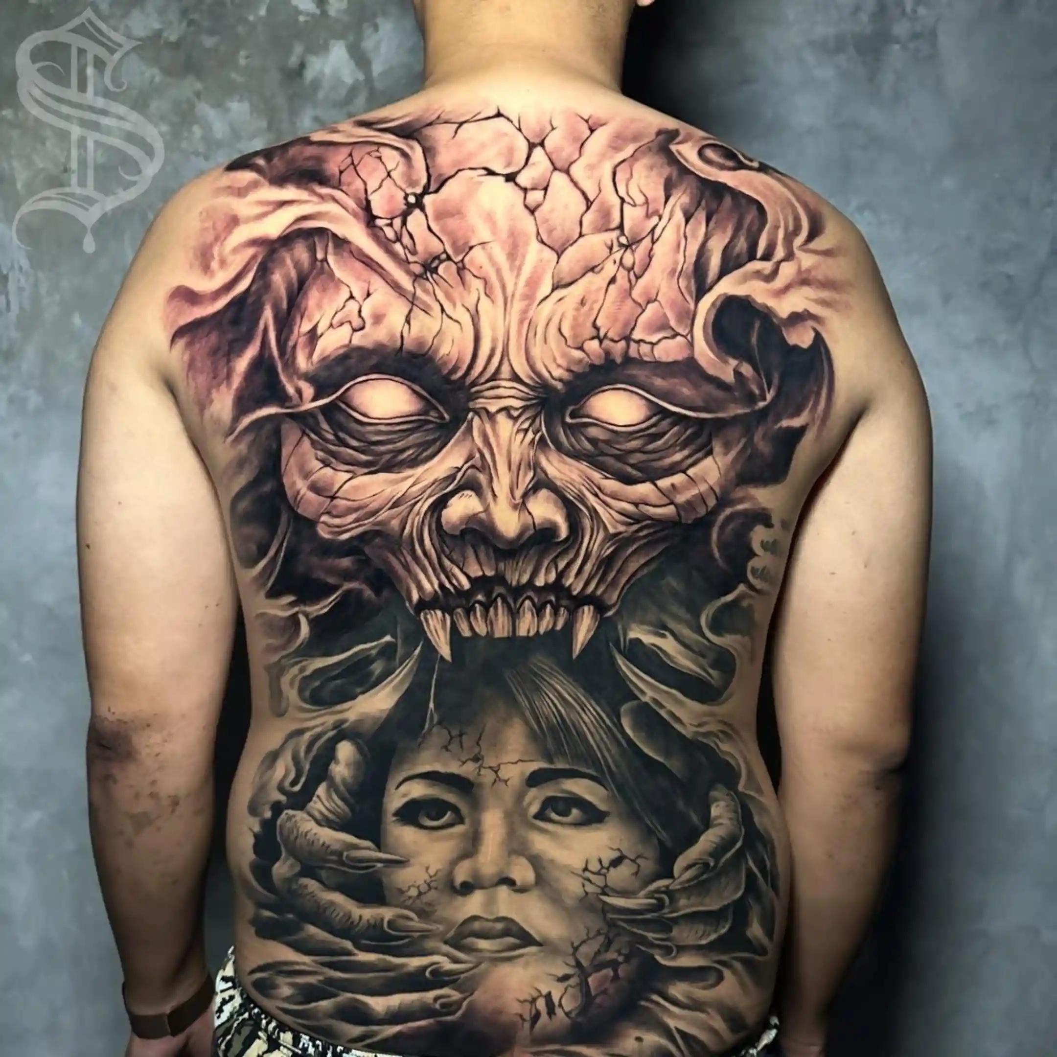 Full Back Tattoo
