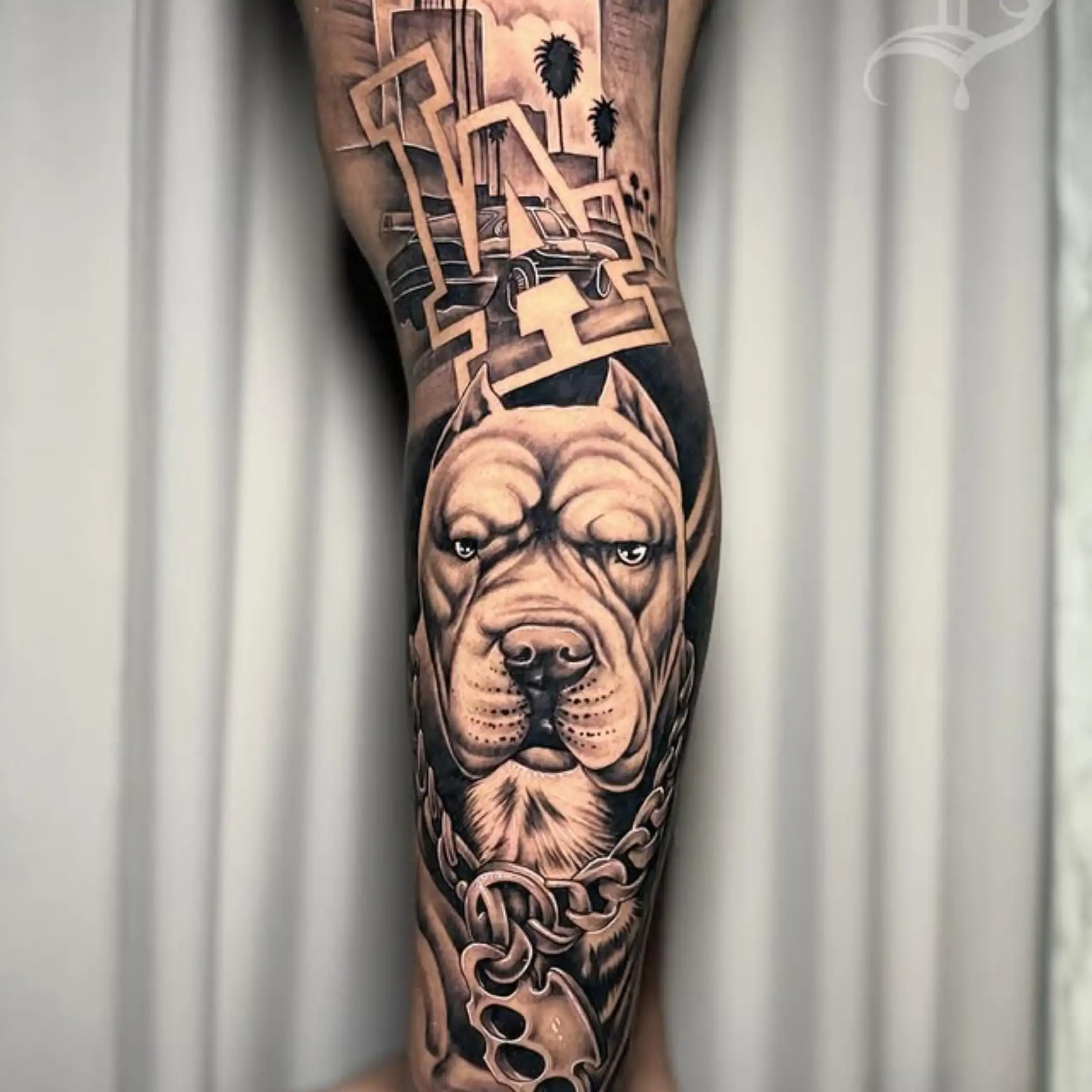 Full Leg Tattoo