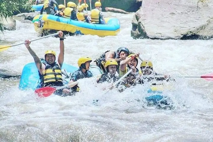 Ubud River Rafting and ATV Gorilla Cave with Cretya Sunset Pool