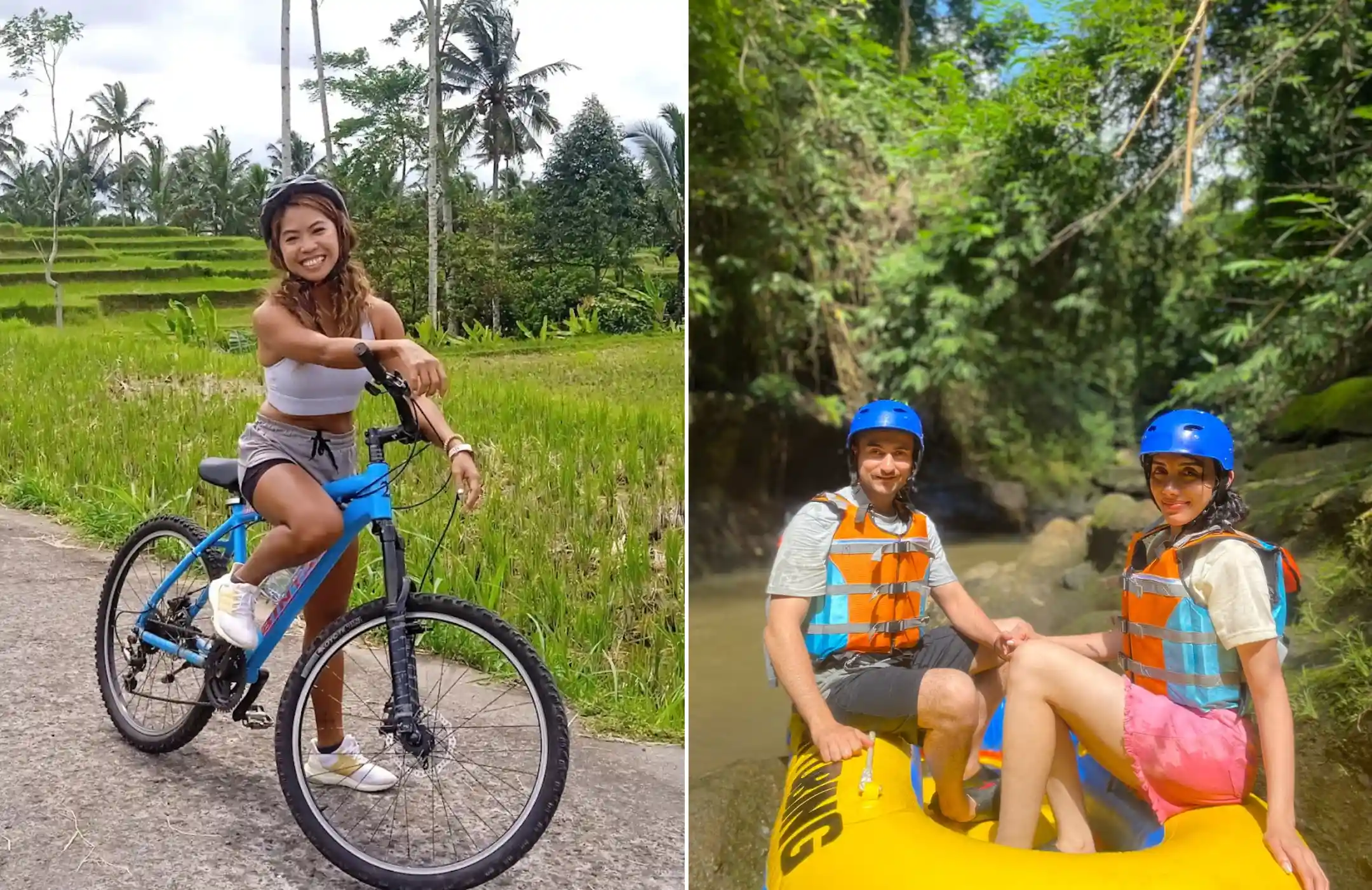 Ubud Cycling and Tubing Adventure