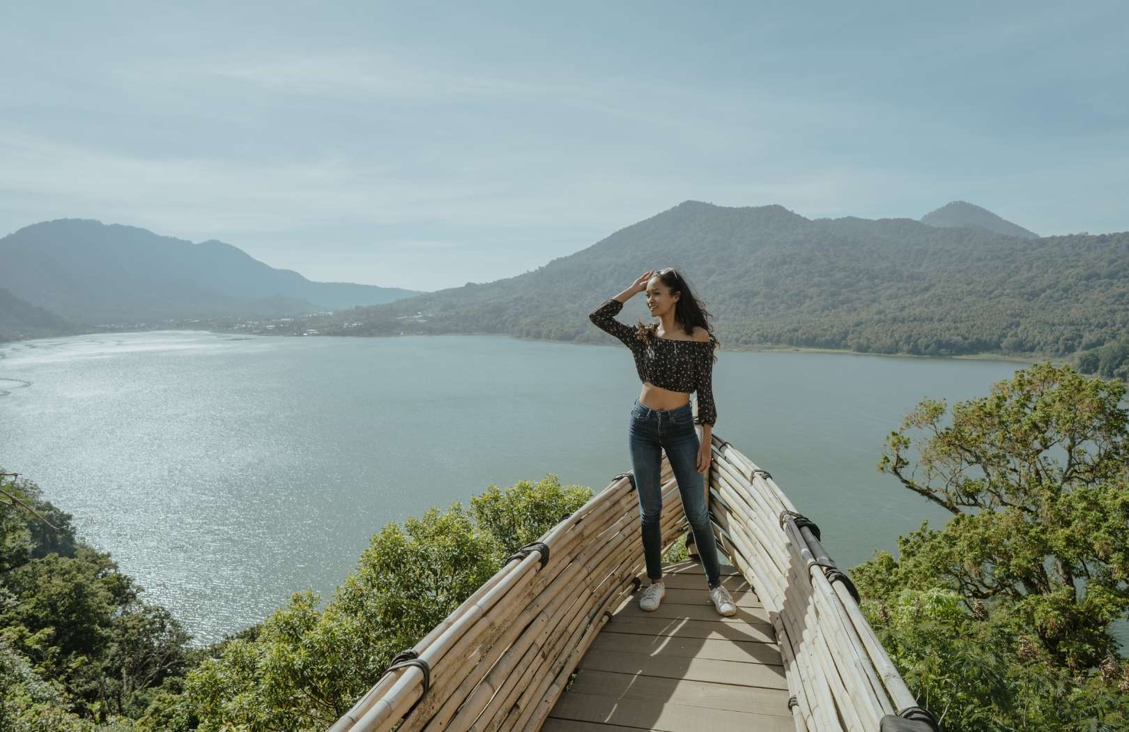 Bali Munduk Twin Lake Trekking, Ulun Danu Beratan and Waterfall