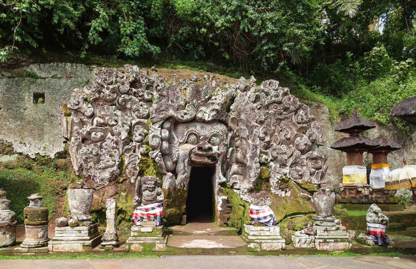 Bali Temple Tirta Empul, Gunung Kawi, Elephant Cave with Terrace