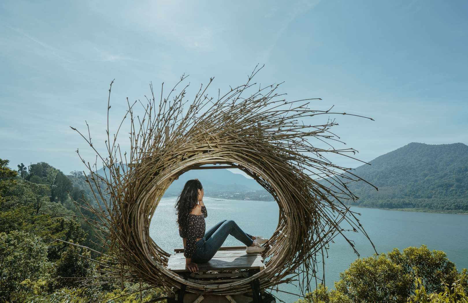 Bali Ulun Danu Lake Beratan with UNESCO Jatiluwih and Waterfall