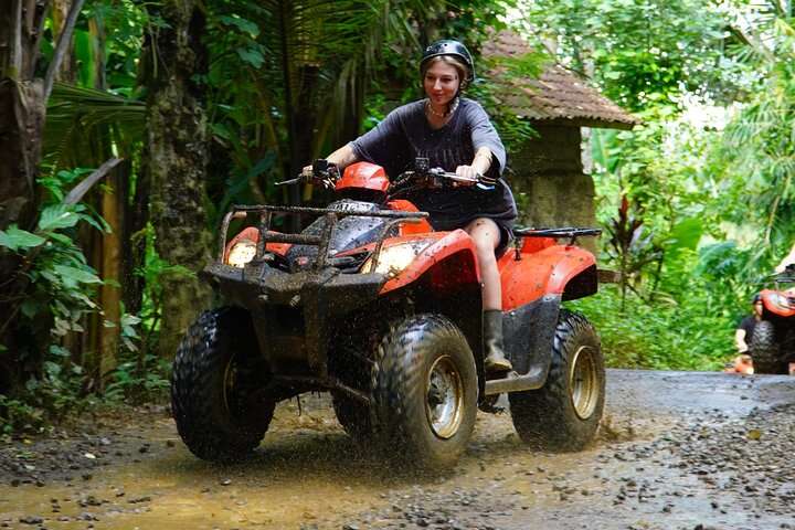 Ubud River Rafting and ATV Gorilla Cave with Cretya Sunset Pool
