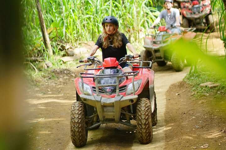 Ubud River Rafting and ATV Gorilla Cave with Cretya Sunset Pool
