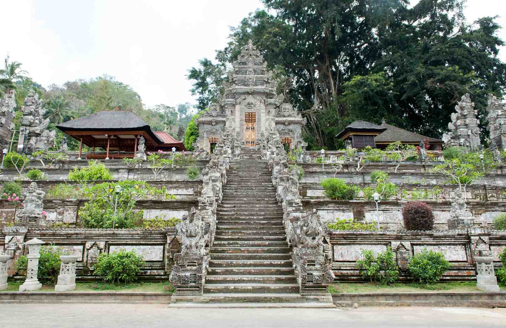 Bali Penglipuran Village, School Visit, Waterfall and Temple Tour
