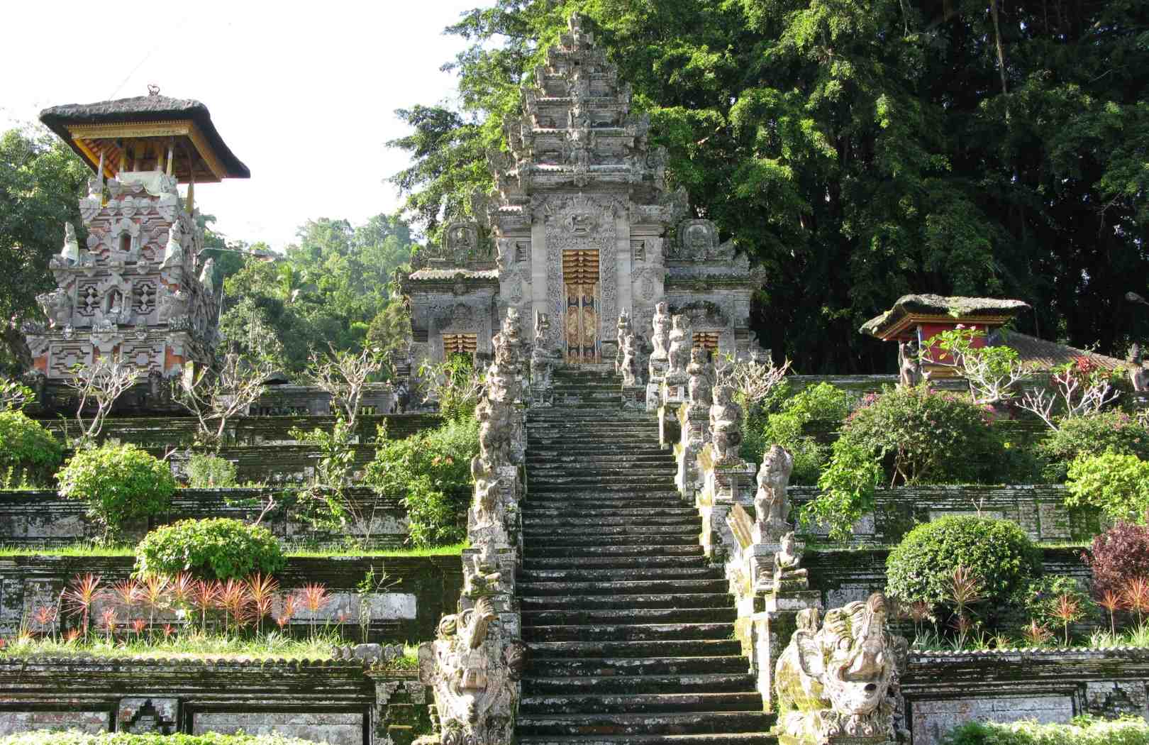 Bali Penglipuran Village, School Visit, Waterfall and Temple Tour