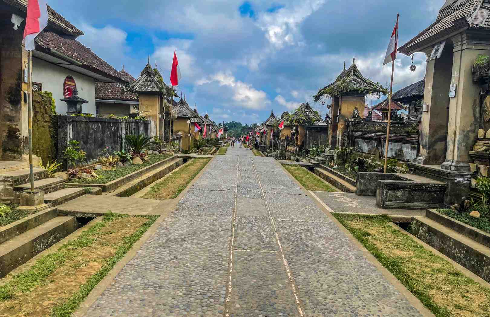 Bali Penglipuran Village, School Visit, Waterfall and Temple Tour