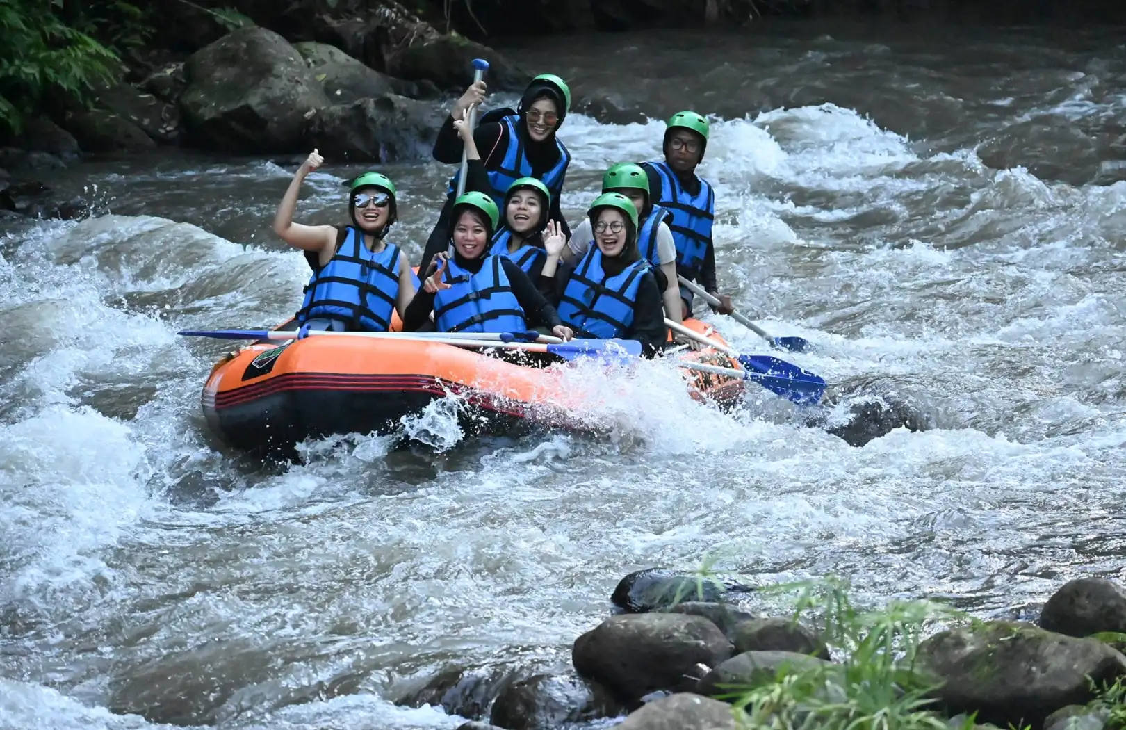 Green Bali Rafting Tour With Hotel Transfer