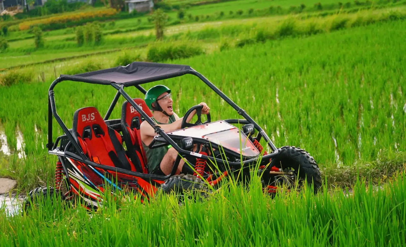 UTV Buggy Ubud Through Waterfall and Tunnel