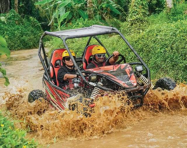 Bali Jungle Buggy Adventure - Cave, Rice Fields & Mud Track Experience