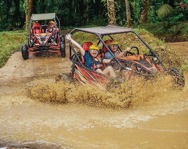 Bali Jungle Buggy Adventure - Cave, Rice Fields & Mud Track Experience