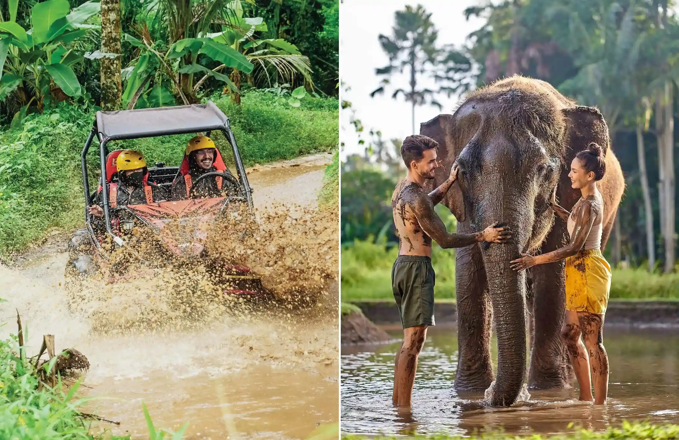 Bali Buggy Adventure & Elephant Mud Fun Tour