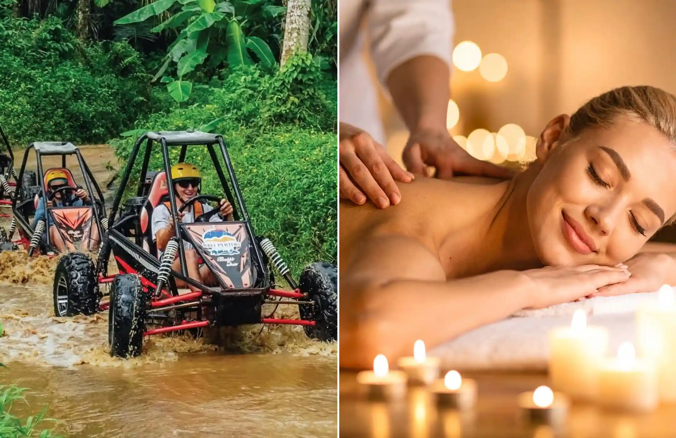 Bali Buggy Adventure & Balinese Spa Relaxation Package