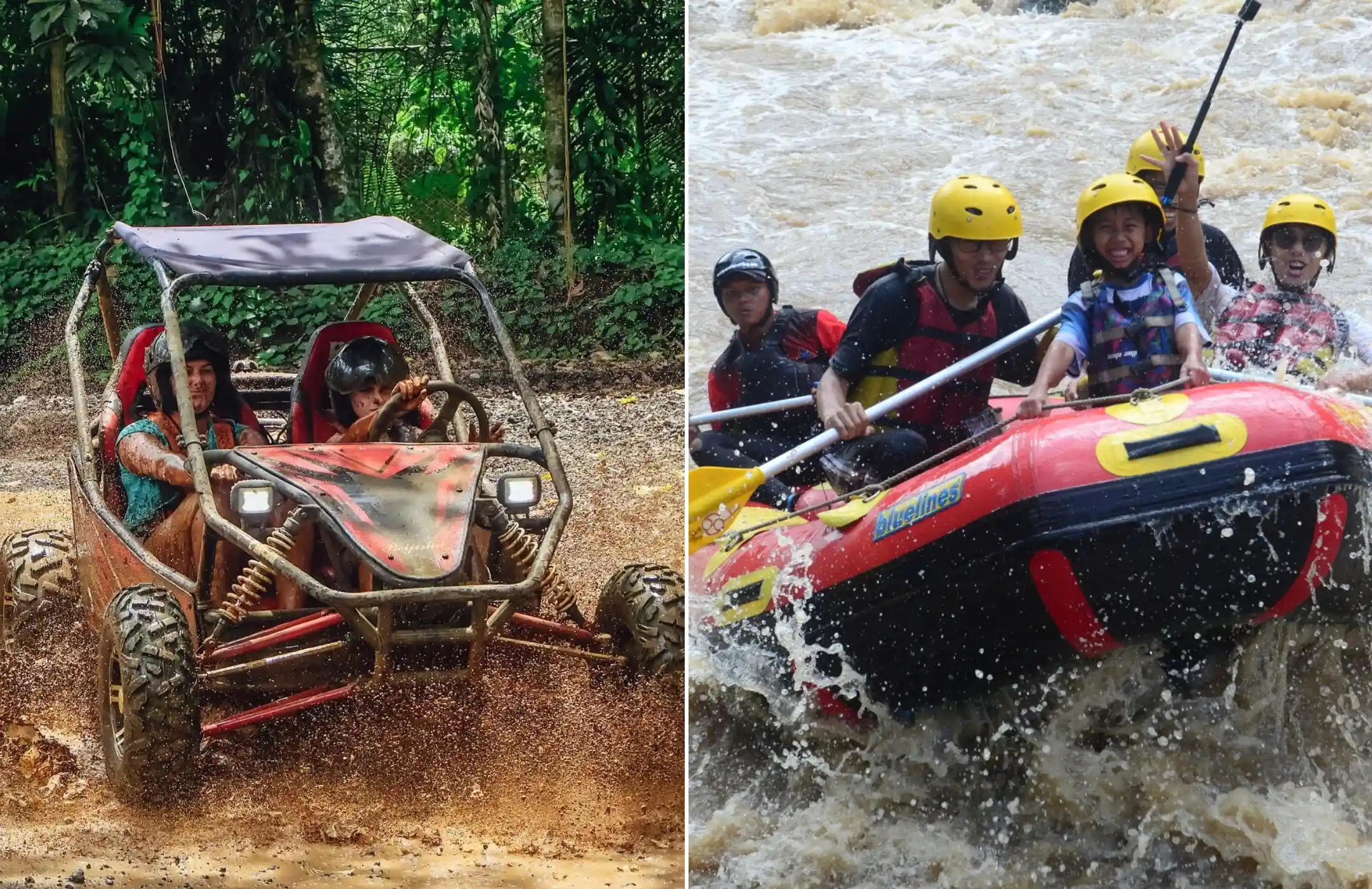 Bali Buggy Adventure & White Water Rafting Tour