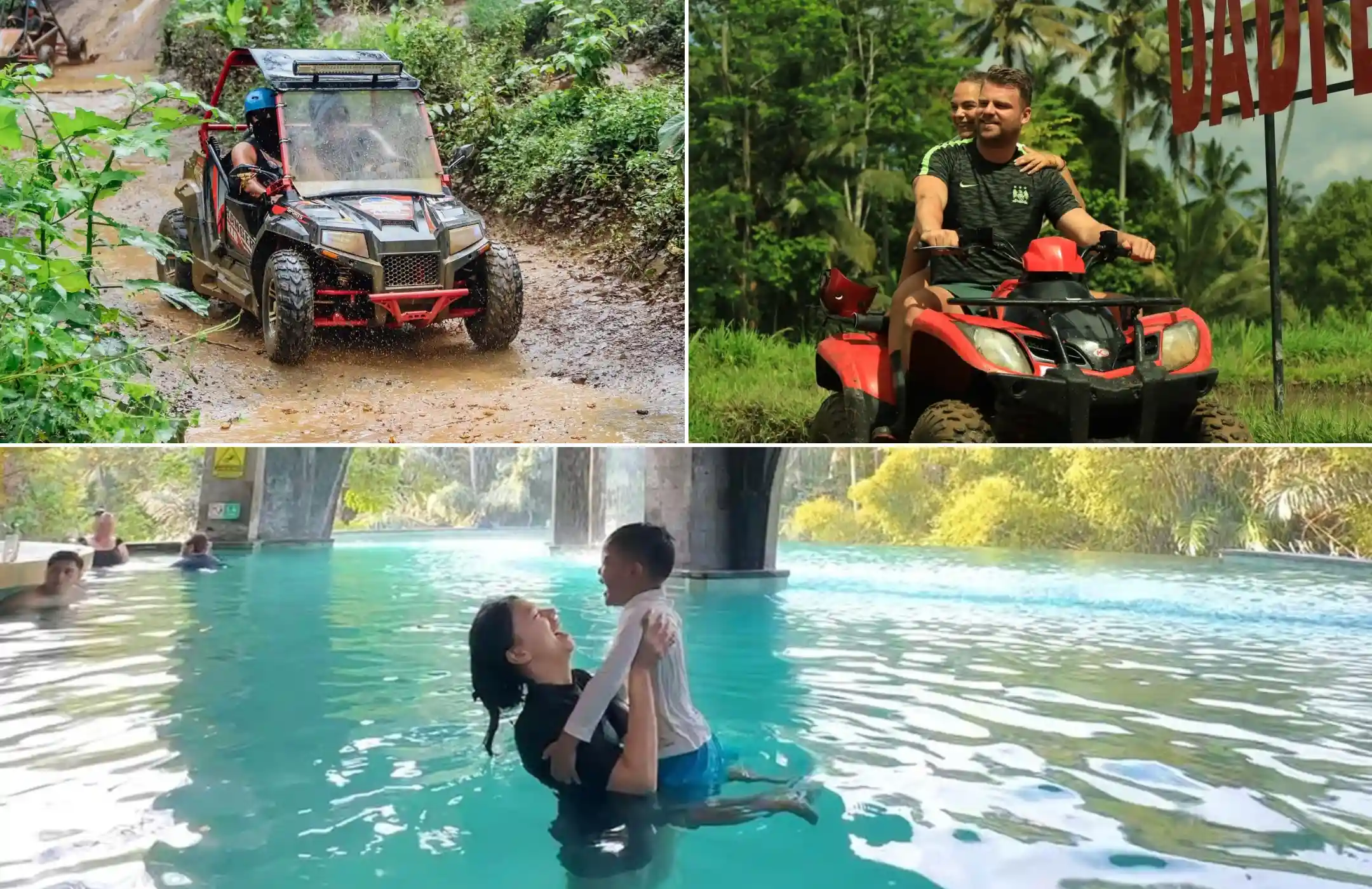Bali Buggy Adventure, ATV Quad Bike & Tlaga Singha Infinity Pool Tour