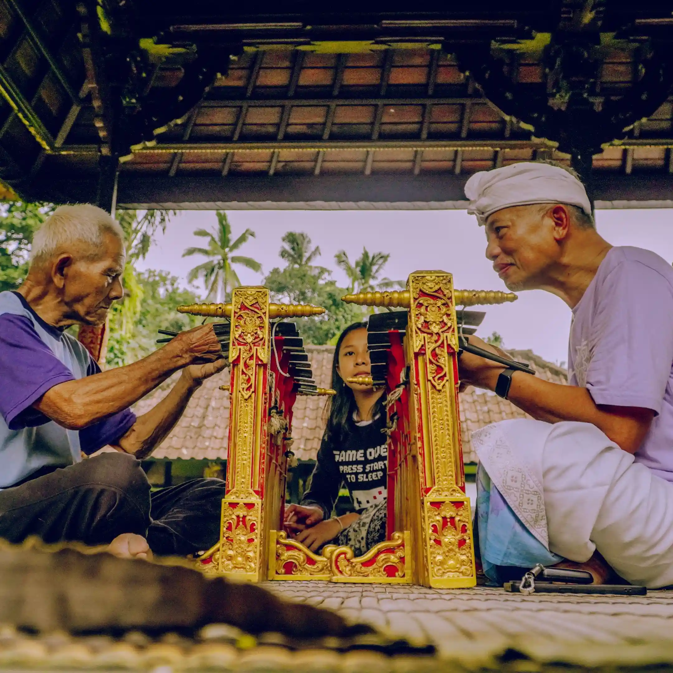 Traditional Music Performance (Rindik, Gender, and Gong) 