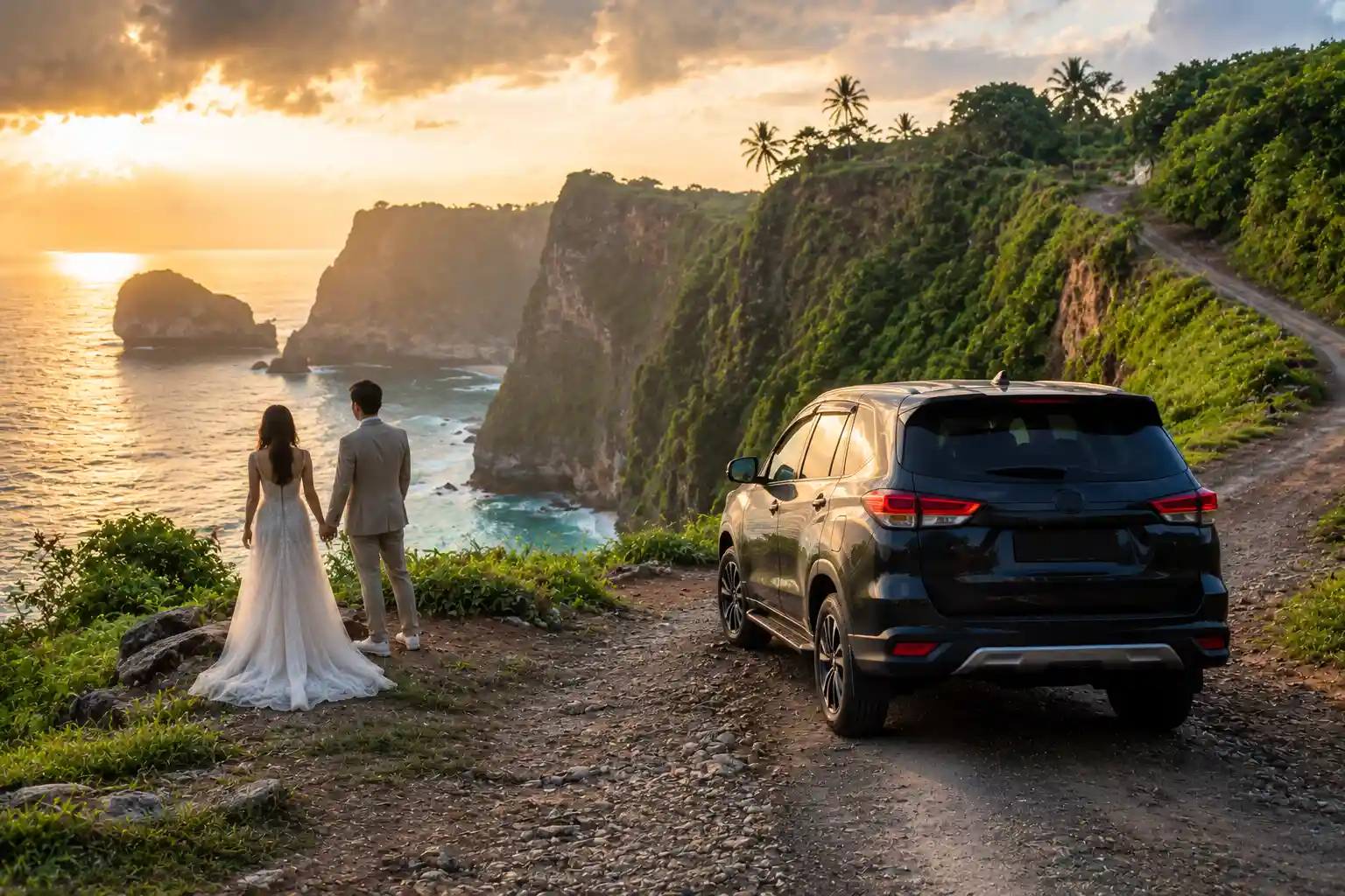 Spot Pre-Wedding & Content Hunting Tersembunyi di Bali yang Hanya Bisa Diakses Mobil SUV