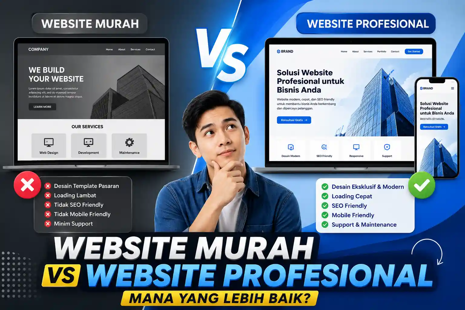 Website Murah vs Website Profesional Mana yang Lebih Baik