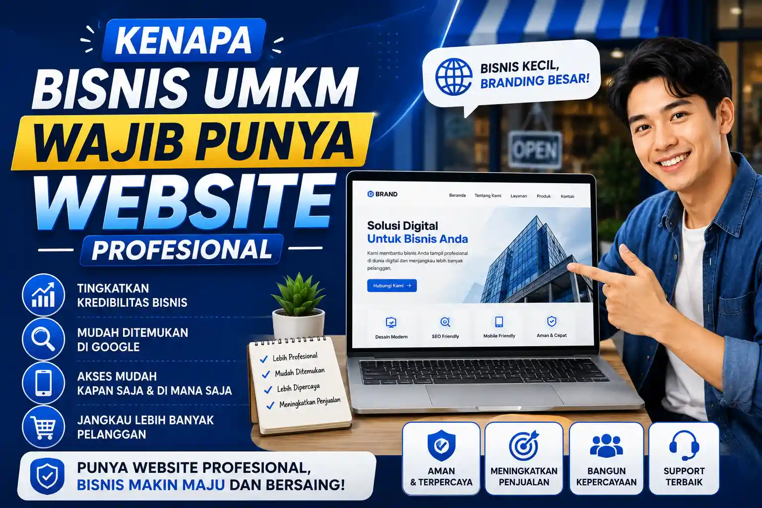 Kenapa Bisnis UMKM Wajib Punya Website Profesional