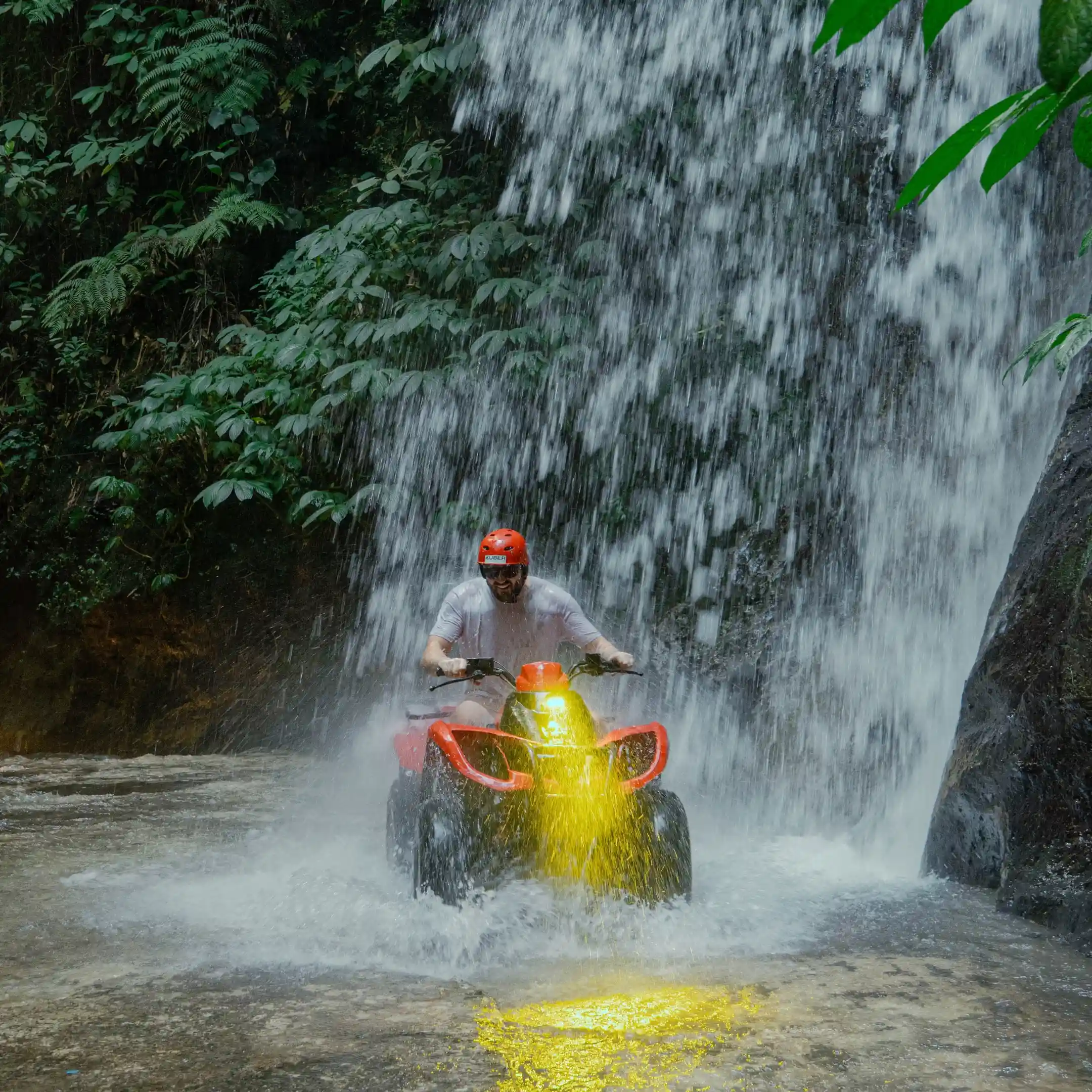 Escape Bali's Crowds with an ATV Adventure Through Waterfalls and Tunnels