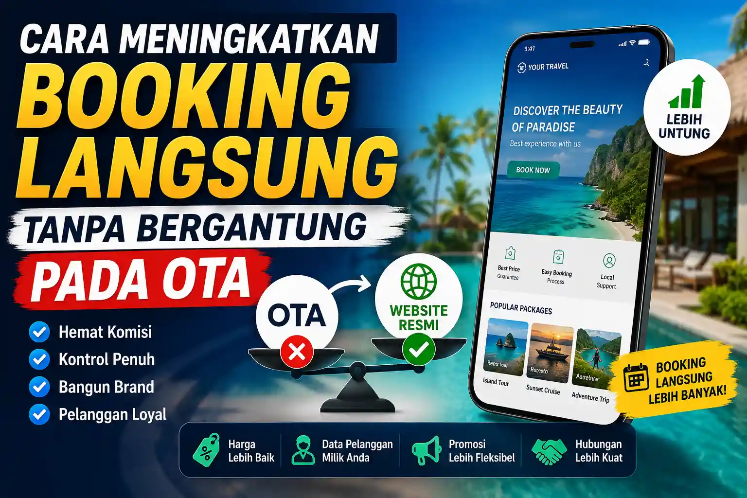 Cara Meningkatkan Booking Langsung Tanpa Bergantung pada OTA