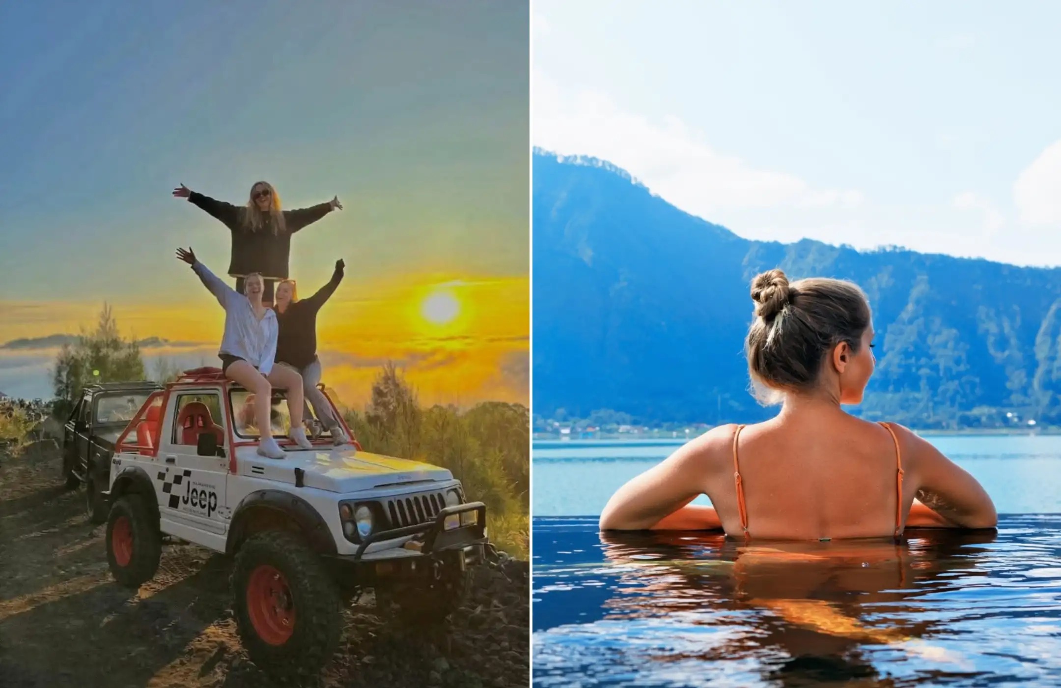 Sunrise Jeep Tour + Natural Hot Spring