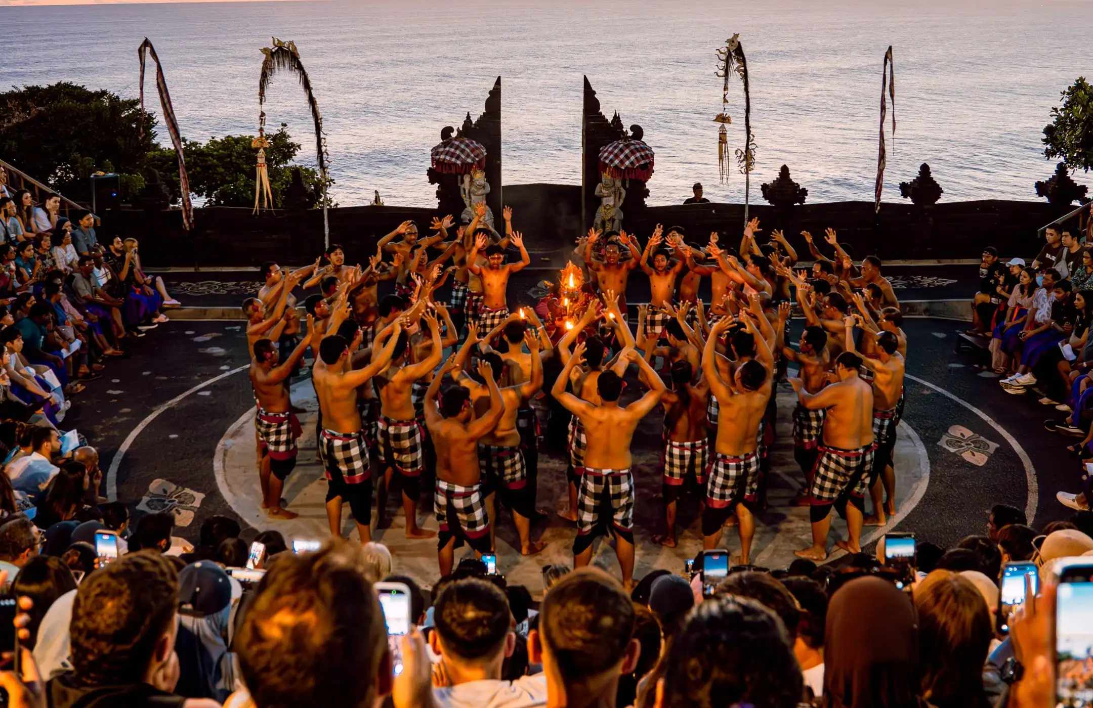 One Day in Uluwatu Temple Labuan Sait Beach and Kecak Dance