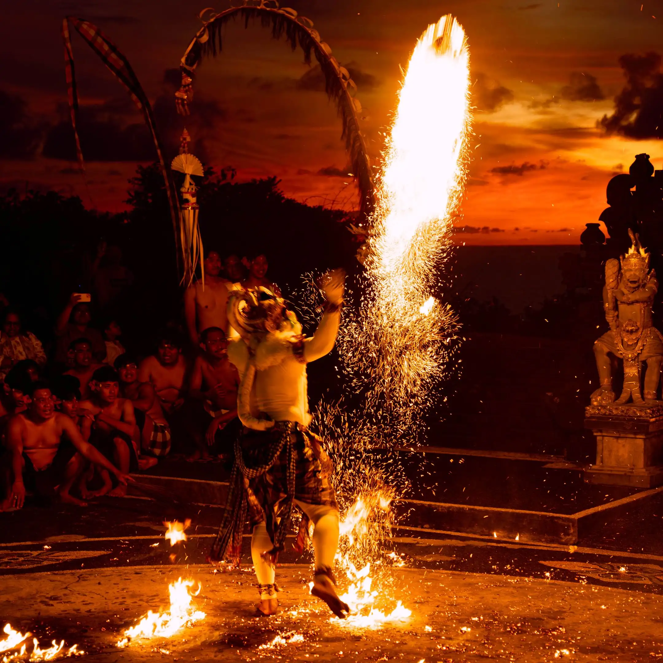 The Moment Kecak Dance Starts at Uluwatu Temple Hits Different