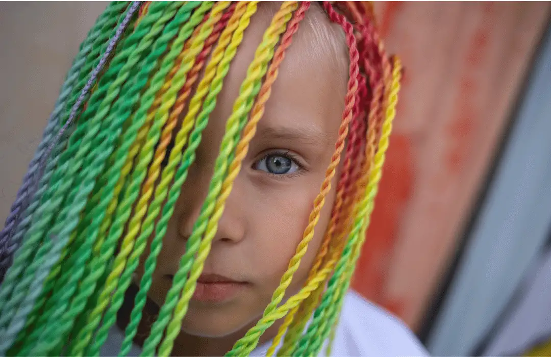 Colour Hair Braiding