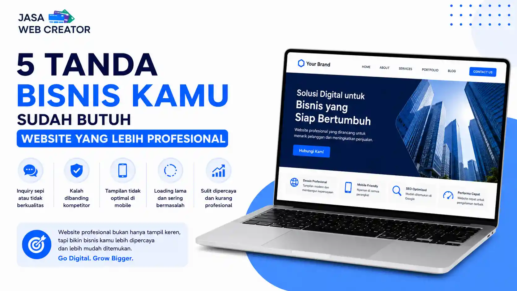 5 Tanda Bisnis Kamu Sudah Butuh Website yang Lebih Profesional