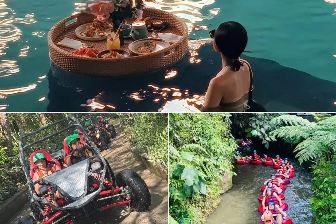 Lazy River Tubing + UTV Jungle Buggy +  Infinity Pool Telaga Singha Combo